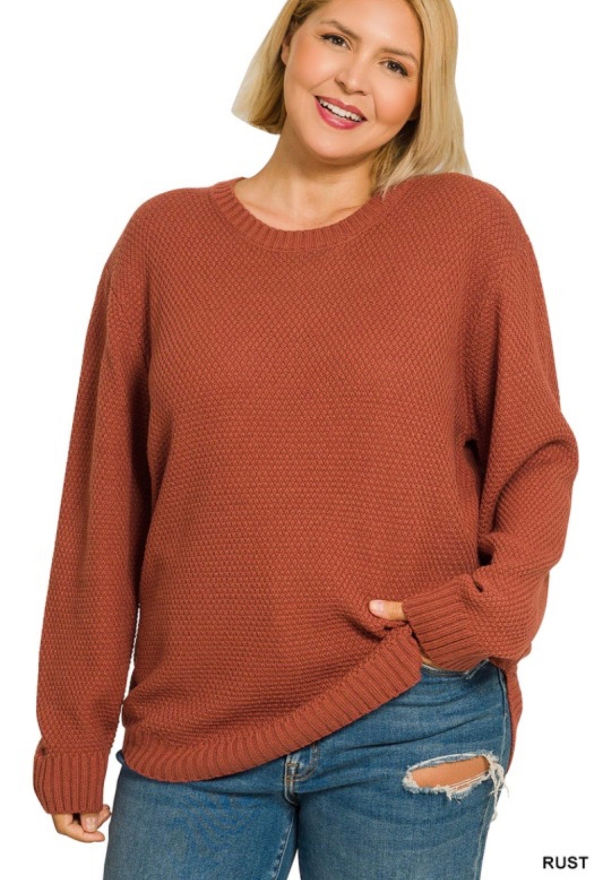Round Neck Basic Sweater