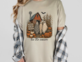 ’Tis the Season Ghosts & Pumpkin Patch Fall Graphic Tee