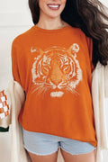 Vintage Tiger Graphic Heavy Cotton Tee