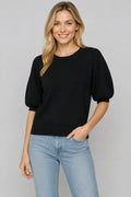 The Everyday Puff-Sleeve Sweater