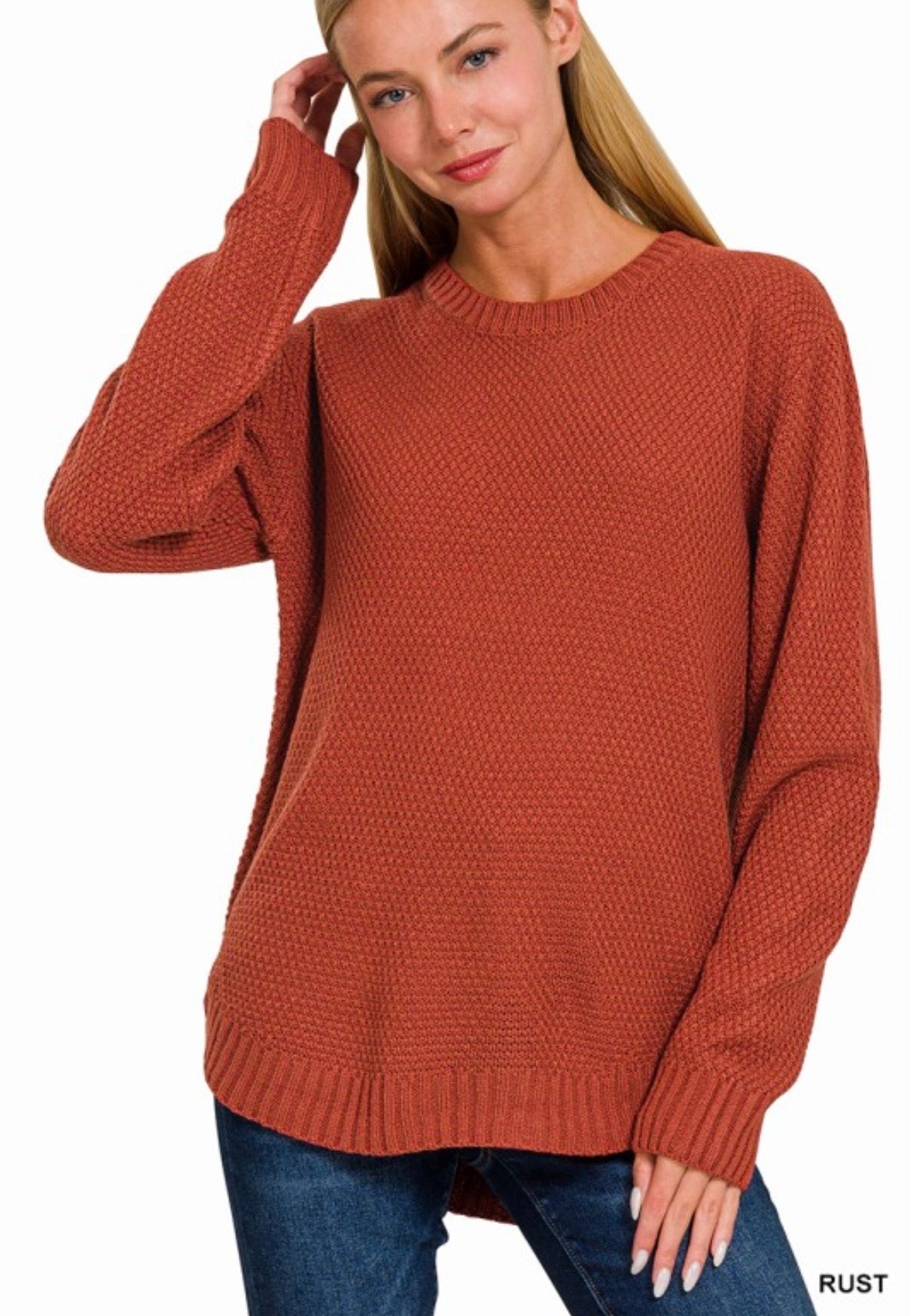 Round Neck Basic Sweater