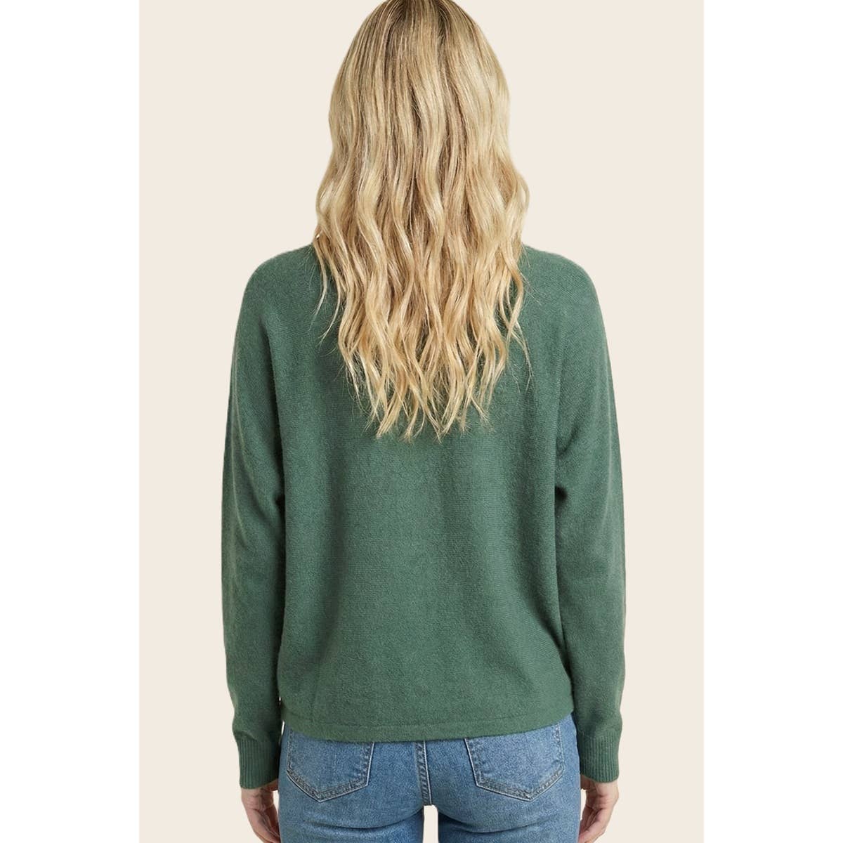 DOLMAN SLEEVE SOLID SWEATER
