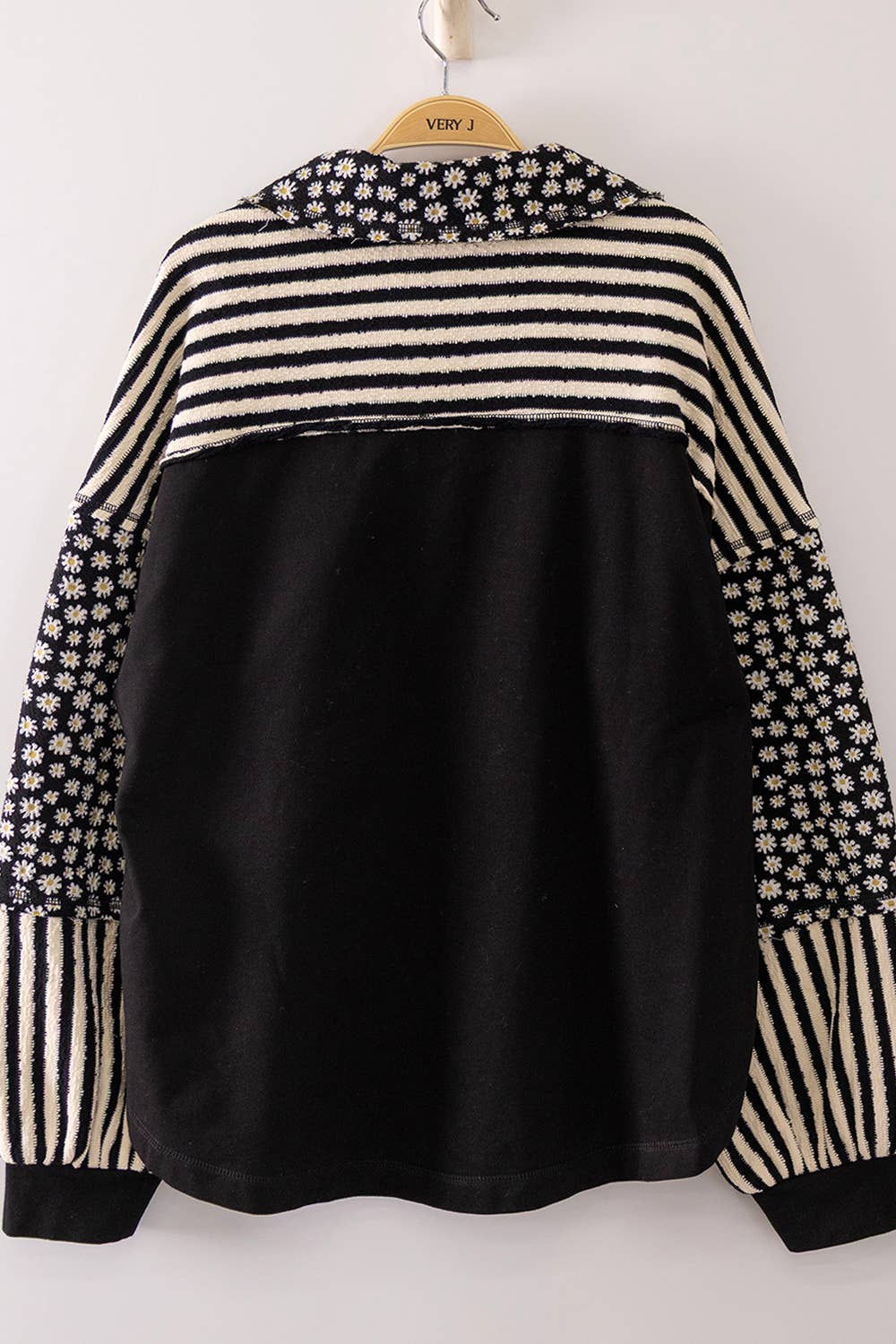 Daisy Stripe Contrast Top